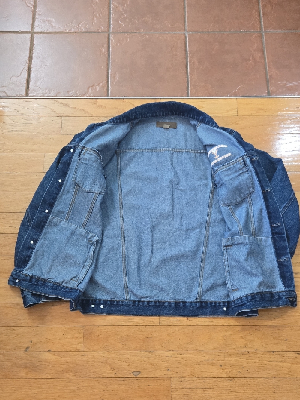 Yellowstone Dutton Ranch Embroidered Denim Jacket Men' Size 2XL Port Authority - Picture 7 of 12